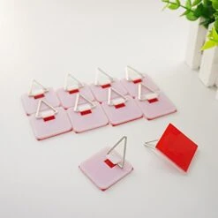 1.25 Inch Invisible Adhesive Plate Hanger Set Vertical Plate Holders For The Wall (10 Pack) -Peugeot Shop 41sTbrITrFL
