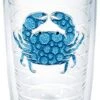 Tervis ERVIS Tumbler, 16-Ounce, "Blue Crab" -