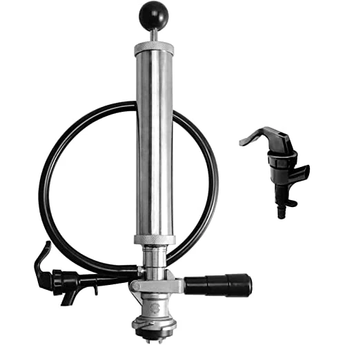 LUCKEG Beer Party Pump With Picnic Tap 8 Inch US Sankey D System Beer Keg Tap With Lever Handle For American Beer Brewing Equipment System 1 LUCKEG Beer Party Pump With Picnic Tap 8 Inch US Sankey D System Beer Keg Tap With Lever Handle For American Beer Brewing Equipment System