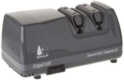 'sChoice M42E Diamond Hone Knife Shapener, 2-Stage, Gray