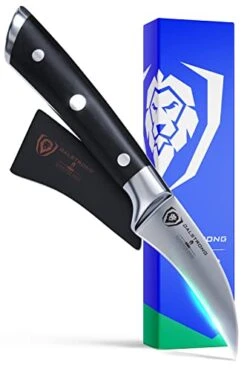 Tourne Peeling Paring Knife - 2.75" - Gladiator Series Elite - Forged German High-Carbon Steel - Sheath Included - NSF Certified
