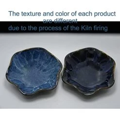 Ceramic Spoon Rests Coffee Tea Mini Flower Spoon Holder,2pcs Sauce Dish,Mini Side Seasoning Dish,Sushi Soy Dipping Bowl,Snack Serving Dishes Kitchen Coffee Station Décor Coffee Accessories -Peugeot Shop 41syv5DH4VL