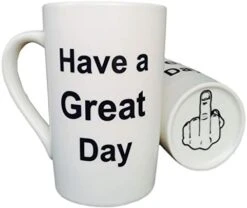 Funny Coffee Mug Have A Great Day Middle Finger Cup, 12 Oz 14 Funny Coffee Mug Have A Great Day Middle Finger Cup, 12 Oz -Peugeot Shop 41t1k8z3jlL. AC