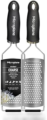 Microplane Gourmet Series Hard Cheese Grater (Fine, Black) 4 Microplane Gourmet Series Hard Cheese Grater (Fine, Black) - Image 4