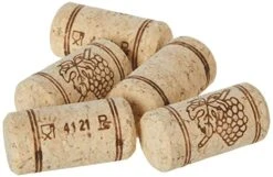 Bag Of 100 #8 Premium Straight Wine Corks For Wine Bottles From Brand Name - 8" X 1 3/4" - Wine Bottle Cork Stoppers, Replacement Corks For Wine Beer Bottles