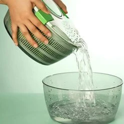 MYBAQ,Salad Spinner,Small Salad Spinner,Fruit And Vegetable Purifier,Fruit Vegetable Washing Machine,Lettuce Dryer Spinne,Fruit Spinner Dryer.-Suitable For Washing Fruits,Vegetables And Grains. -Peugeot Shop 41tD1GLN2aL