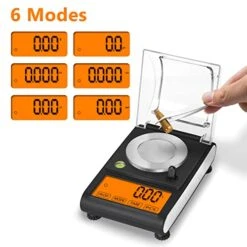 𝗙𝘂𝘇𝗶𝗼𝗻 TGD-1500gn Reloading Scale, 0.1gn Large LCD Touch Screen, 6 Weigh Modes, Grain Powder Scale For Reloading, Digital Powder Scale -Peugeot Shop 41tFWOrhErL