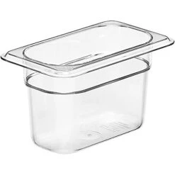 Food Pan, Ninth Size, Clear, PK6