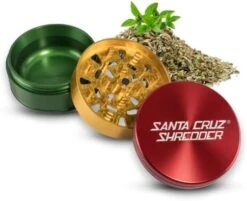 Metal Herb Grinder Knurled Top For Stronger Grip 3-Piece Large 2.7" (Blue) -Peugeot Shop 41tJxV3tReL. AC