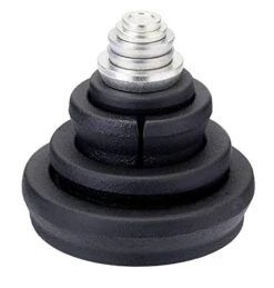 KitchenCraft NETRADWGTMET10 Natural Elements Kitchen Scale Weights, Cast Iron, Set Of 10, Black