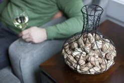 Oenophilia Metal Wine Cork Holder Collector, Wine Decanter Shaped, Black, Table Décor, Holds 200 Corks 11 Oenophilia Metal Wine Cork Holder Collector, Wine Decanter Shaped, Black, Table Décor, Holds 200 Corks -Peugeot Shop 41taGM5pi9L