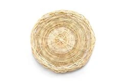 Brown Wicker Paper Plate Holders, 9.75 X 9.75 X 0.5 Inches -Peugeot Shop 41tjYurdjaL
