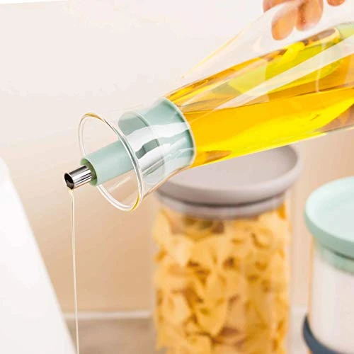 BergHOFF LEO Borosilicate Glass Oil Dispense 550ml/18oz, 10" Ergonomically Design Air-tight Drip-free Spout Heat-resistant Glass Controlled Pouring 2 BergHOFF LEO Borosilicate Glass Oil Dispense 550ml/18oz, 10" Ergonomically Design Air-tight Drip-free Spout Heat-resistant Glass Controlled Pouring - Image 2