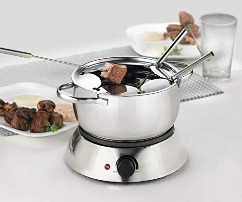 Trudeau Alto 3-in-1 Electric Fondue Set, 81 Ounce, Silver 2 Trudeau Alto 3-in-1 Electric Fondue Set, 81 Ounce, Silver - Image 2