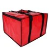 Cherrboll Insulated Pizza Delivery Bag, 20 By 20 By 14 -Inch, Commercial Grade Food Delivery Bag, Moisture Free (Red)