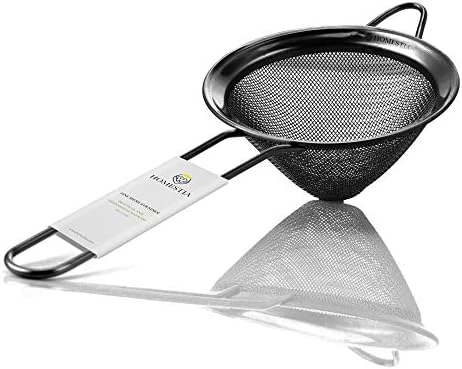 Fine Mesh Sieve Strainer Stainless Steel Cocktail Strainer Food Strainers Tea Strainer Coffee Strainer With Long Handle For Double Straining Utensil 3.3 Inch By Homestia 13 Fine Mesh Sieve Strainer Stainless Steel Cocktail Strainer Food Strainers Tea Strainer Coffee Strainer With Long Handle For Double Straining Utensil 3.3 Inch By Homestia - Image 13