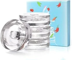 4-Pack Fermentation Glass Weights With Easy Grip Grooved Handles Heavy Fermenting Lids Fermentation Kit For Any Wide Mouth Mason Jars 14 4-Pack Fermentation Glass Weights With Easy Grip Grooved Handles Heavy Fermenting Lids Fermentation Kit For Any Wide Mouth Mason Jars -Peugeot Shop 41uHU3y0CtL. AC