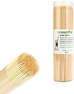 [200 PCS] 6 Inch Bamboo Skewers, Premium Wooden Skewers Without Splinters, Skewers For Grilling, BBQ, Appetizer, Fruit Kabobs, Chocolate Fountain, Cocktail Toothpicks, And Food Skewer Sticks. -Peugeot Shop 41uIo7Mgm0L. AC
