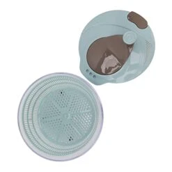 Lettuce Spinner, Plastic Rotatable Veggie Washer Fast Mixing Manual For Kitchen(Blue) -Peugeot Shop 41uN111DNML 1