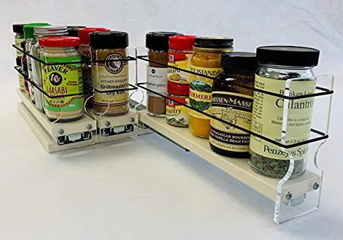 Vertical Spice - 222x1x11 DC - Spice Rack W/3 Drawers - 15 Capacity - New And Unique - Easy Access - Size: 6.9" Width X 5.0" Height X 10.6" Depth - Made In USA 2 Vertical Spice - 222x1x11 DC - Spice Rack W/3 Drawers - 15 Capacity - New And Unique - Easy Access - Size: 6.9" Width X 5.0" Height X 10.6" Depth - Made In USA - Image 2