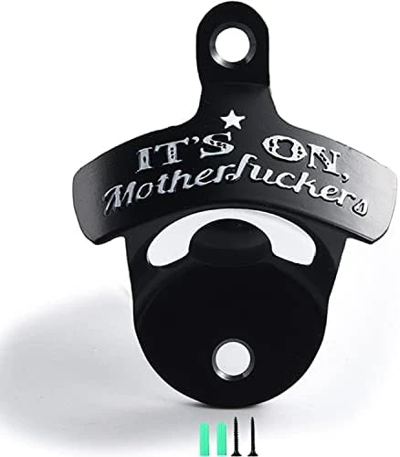 Bottle Opener Wall Mounted, Christmas Funny Wall Mount Bottle Opener For Men Dad Beer Lovers,Novelty Birthday Fathers Day With Mounting Screws Wall Anchors(1 Pack) 9 Bottle Opener Wall Mounted, Christmas Funny Wall Mount Bottle Opener For Men Dad Beer Lovers,Novelty Birthday Fathers Day With Mounting Screws Wall Anchors(1 Pack) - Image 9