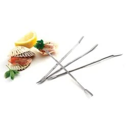 Stainless Steel Seafood Forks 6.75" | 4-Count Per Pack | 1-Pack 7 Stainless Steel Seafood Forks 6.75" | 4-Count Per Pack | 1-Pack -Peugeot Shop 41umO09LyNL