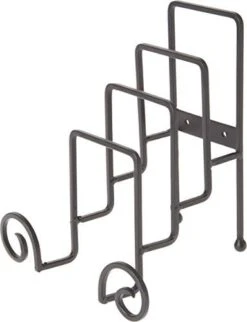 Wrought Iron 4 Plate Table Stand, 8" H X 7.25" W X 6" D -Peugeot Shop 41unJd8wyKL. AC 2