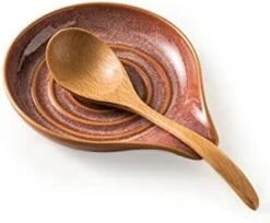 Spoon Rest For Kitchen Countertop Porcelain Spoon Holder For Stove Top Large Holder For Spatula, Spoons Or Tongs, Framhouse Decor, Mothers Day Gifts, Gray -Peugeot Shop 41uny07GNSL. AC