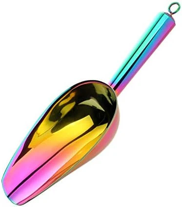 Stainless Steel Ice Scoop, Thickened Metal Food Candy Scoop For Kitchen Bar Party Wedding, Heavy Duty, Mirror Finish - Rose Gold 7 Stainless Steel Ice Scoop, Thickened Metal Food Candy Scoop For Kitchen Bar Party Wedding, Heavy Duty, Mirror Finish - Rose Gold - Image 7