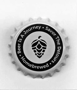 Black Beer Bottle Caps - Oxygen Absorbing Crown Caps For Homebrew - 144 Count ~ Beer Is A Journey -Peugeot Shop 41uq7D6Z4L. AC