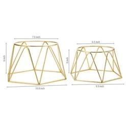 MyGift Brass Plated Metal Pizza Table Stand, Pizza Box Riser, Restaurant Pizza Server Stand, Platter Riser, Set Of 2 - Handcrafted In India -Peugeot Shop 41utUUoo0GL