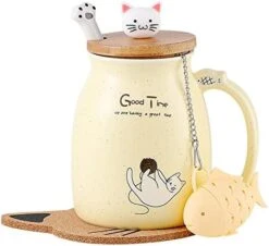 Cat Mug Cute Ceramic Coffee Mugs With Lovely Kitty Lid Cat Paw Spoon Kawaii Coaster Novelty Tea Cup Pink Mug For Women Christmas Mug Mothers Day Gifts Birthday Gifts 380ML 17 Cat Mug Cute Ceramic Coffee Mugs With Lovely Kitty Lid Cat Paw Spoon Kawaii Coaster Novelty Tea Cup Pink Mug For Women Christmas Mug Mothers Day Gifts Birthday Gifts 380ML -Peugeot Shop 41utWpcDyL. AC