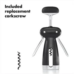 OXO SteeL Winged Corkscrew With Removable Foil Cutter & SteeL Stainless Steel Bottle And Can Opener -Peugeot Shop 41uuX5DGIES