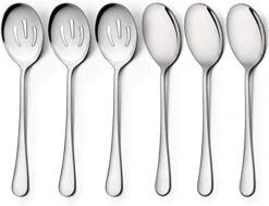 6-Piece Large Rainbow Serving Spoons, Rainbow Slotted Serving Spoons, 9.8Inch Stainless Steel Serving Utensils For Party Buffet Restaurant Banquet Dinner Catering, Dishwasher Safe 23 6-Piece Large Rainbow Serving Spoons, Rainbow Slotted Serving Spoons, 9.8Inch Stainless Steel Serving Utensils For Party Buffet Restaurant Banquet Dinner Catering, Dishwasher Safe -Peugeot Shop 41v yrSJyZL. AC