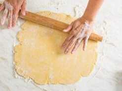 French Rolling Pin For Baking Pizza Dough, Pie & Cookie In Wood - Essential Kitchen Utensil Tools Gift Ideas For Bakers 18 Inch Pins