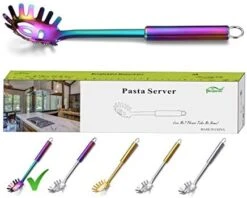 Pasta Fork, Stainless Steel Pasta Server, Spaghetti Spoon, Spaghetti Server, Noddle Fork, Heat Resistant (Silver) 15 Pasta Fork, Stainless Steel Pasta Server, Spaghetti Spoon, Spaghetti Server, Noddle Fork, Heat Resistant (Silver) -Peugeot Shop 41vEam0kHPL. AC