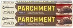Nbleached Parchment Paper Roll For Baking, 13 In X 164 Ft, 177 Sq.Ft, Baklicious Non-stick Baking Parchment Paper For Baking, Cookies, Bread, Oven, Air Fryer, Steamer, Baking Paper -Peugeot Shop 41vFXgw4kJL. AC
