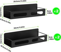 SPPDAG Magnetic Spice Rack, 4 Pack Kitchen Organization Fridge Condiment Rack, Super Strong Magnetic Shelf For Refrigerator 9 SPPDAG Magnetic Spice Rack, 4 Pack Kitchen Organization Fridge Condiment Rack, Super Strong Magnetic Shelf For Refrigerator -Peugeot Shop 41vNFHnxAiL