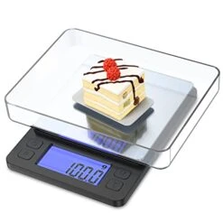 Digital Food Scale, Kitchen Scale For Food Ounces And Grams High Accuracy Mini Gram Scale For Cooking, Baking, Jewelry, Tare Function, 2 Trays, LCD Display -Peugeot Shop 41vNqRkYT L