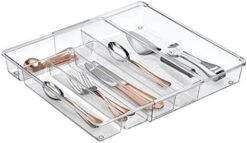 Linus Expandable Kitchen Drawer Organizer For Silverware, Spatulas, Gadgets - Clear 13 Linus Expandable Kitchen Drawer Organizer For Silverware, Spatulas, Gadgets - Clear -Peugeot Shop 41vNtJEiHuL. AC
