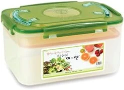 E-Jen Premium Kimchi, Sauerkraut Container Probiotic Fermentation With Inner Vacuum Lid (Earthenware Brown, 0.45 Gal/ 1.7L) -Peugeot Shop 41vOKpLupsL. AC
