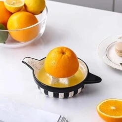 Manual Juicer Ceramic Citrus Press Juicer, Fruit Juicer Orange Lemon Lime Manual Hand Squeezer, Black 13 Manual Juicer Ceramic Citrus Press Juicer, Fruit Juicer Orange Lemon Lime Manual Hand Squeezer, Black -Peugeot Shop 41vX4qJqSES