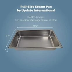 (STP-1004) Full-Size Steam Table Pan, 25 Gauge, 4" Deep 13 (STP-1004) Full-Size Steam Table Pan, 25 Gauge, 4" Deep -Peugeot Shop 41vk996nI0L