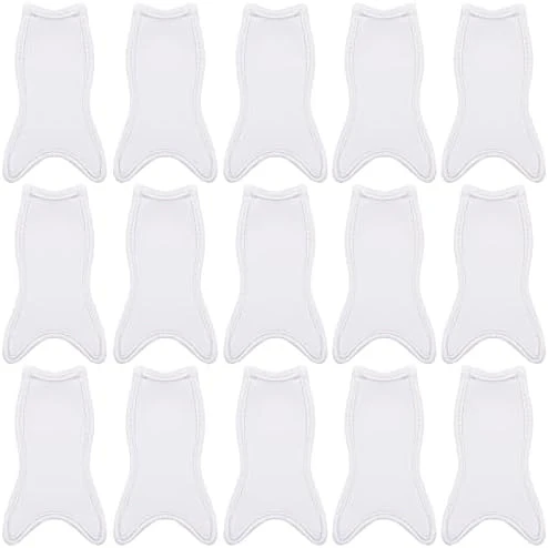 15 Pieces Reusable Popsicle Holders Popsicle Bags Freezer Ice Pop Sleeves Antifreezing Ice Pop Holders, White Fish Style 10 15 Pieces Reusable Popsicle Holders Popsicle Bags Freezer Ice Pop Sleeves Antifreezing Ice Pop Holders, White Fish Style - Image 10