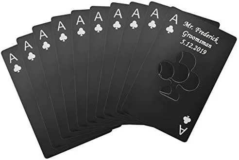 Bottle Opener, Yoption 10pcs Stainless Steel Credit Card Size Casino Beer Bottle Opener For Wedding Party Groomsmen Bridesmaid Gifts 12 Bottle Opener, Yoption 10pcs Stainless Steel Credit Card Size Casino Beer Bottle Opener For Wedding Party Groomsmen Bridesmaid Gifts - Image 12