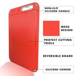 Plastic Cutting Board, Set Of 4 With Storage Stand, Color Box Packed, BPA-Free, Preventing Cross-contamination Of Different Food Types, Dishwasher Safe 11 Plastic Cutting Board, Set Of 4 With Storage Stand, Color Box Packed, BPA-Free, Preventing Cross-contamination Of Different Food Types, Dishwasher Safe -Peugeot Shop 41w09fl7vyL