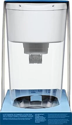 Brita Large 10 Cup Water Filter Pitcher With 1 Standard Filter, Made Without BPA, Tahoe, White -Peugeot Shop 41w0yRATCNL