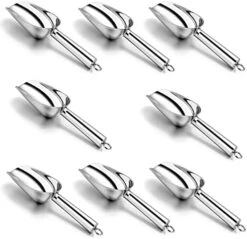 3OZ Mini Scoop Set Of 2, P&P CHEF Stainless Steel Candy Sweet Ice Cube Scoop For Home Bar Buffet Wedding Canisters, Easy Clean & Durable - Gold -Peugeot Shop 41w4FwNKkL. AC