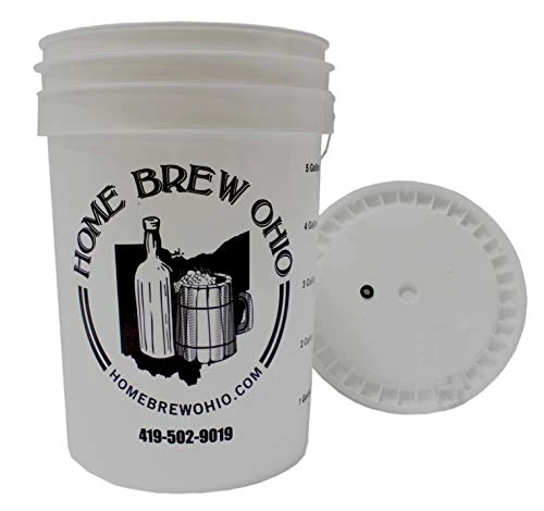 FastTrack Fermentation Bucket ,Home Brewing Wine Fermenter ,6.5 Gallon Fermenting Bucket With Lid ,100% Food Grade-BPA Free Fermenting Bucket For Your Beer, Wine Or Any Other Fermented Beverage 1 FastTrack Fermentation Bucket ,Home Brewing Wine Fermenter ,6.5 Gallon Fermenting Bucket With Lid ,100% Food Grade-BPA Free Fermenting Bucket For Your Beer, Wine Or Any Other Fermented Beverage
