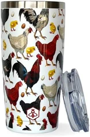Chicken Gifts For Chicken Lovers Chickens Travel Coffee Mug W/Slider Lid | 20oz Spill Proof Insulated Coffee Tumbler | Chicken Mug | Great Gift For Birthday Or Christmas 8 Chicken Gifts For Chicken Lovers Chickens Travel Coffee Mug W/Slider Lid | 20oz Spill Proof Insulated Coffee Tumbler | Chicken Mug | Great Gift For Birthday Or Christmas - Image 8